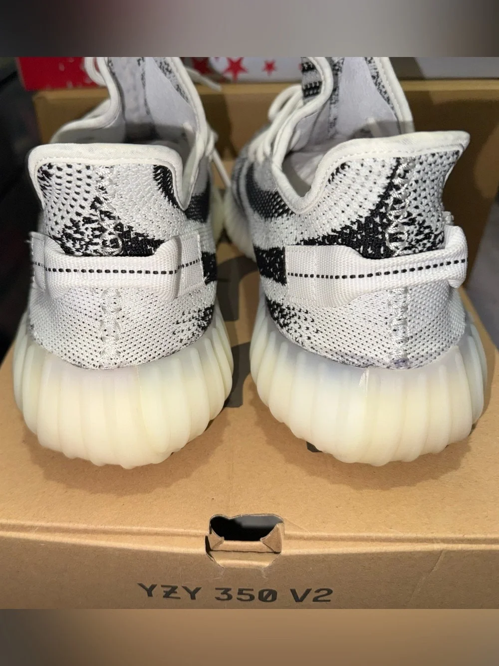 adidas Yeezy Boost 350 V2 Zebra - White/Black with Red